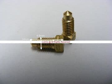 Emporer14 Brass M5 Rad Vent Pin - Pair
