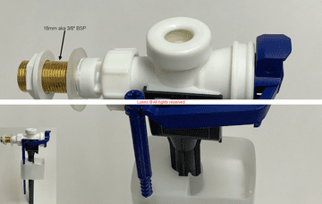 FAE 3/8" No33 GREY Side Inlet Float Valve 3X1 EDRRRTS - Bespoke Part