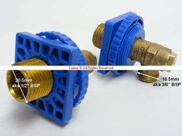 FAE Cistern Connector c/w Blue Nuts FVTS4