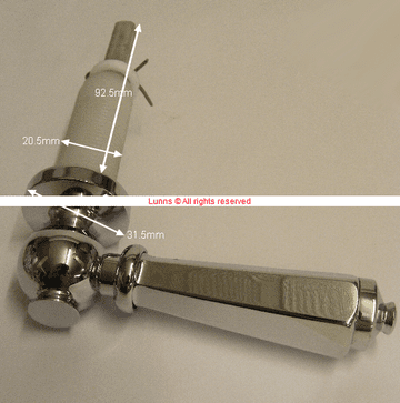 FAE Deco Cistern Lever EDM27-A-WDG ART54TUGEN - Bespoke Part