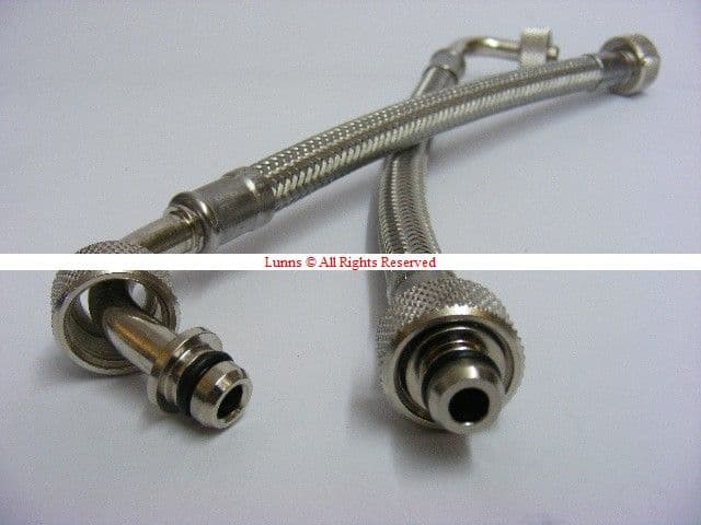 FAE WC Frame Braided Inlet Pipe 3/8