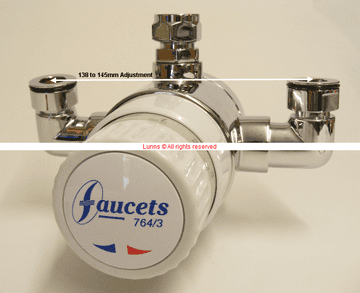 Faucets Original 764/3 Shower Valve 138-145mm Centres