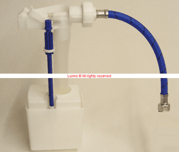 FMS Razor Eye Mk2 Blue Framed Cistern Internal Inlet Float Valve c/w Blue Hose - Bespoke Part