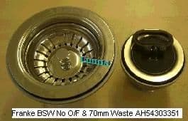 Franke Basket Strainer Waste & 70mm Waste AH54303351