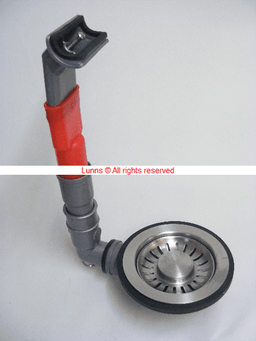 Franke Basket Strainer Waste c/w Concave Overflow Lira 002946 BLKR - Bespoke Part