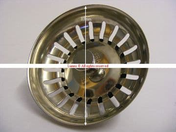 Franke Lira 008445 20 Slot Basket Strainer Waste Sink Plug W2-94 - Bespoke Part