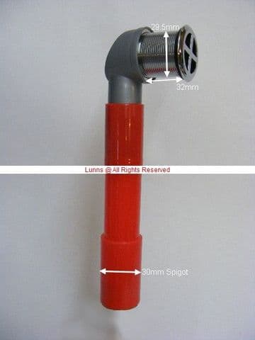 Franke Lira Chrome Overflow Face cw OF Bend and Round Red Neck - Bespoke Part