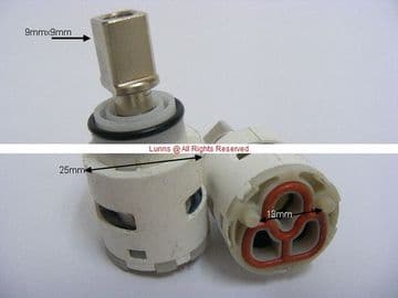 Wave Single Lever Wall Basin Mixer S.T.S.R 25mm Cassette Cartridge STSR AL24 - Bespoke Part