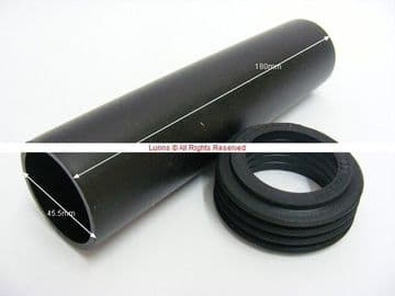 Geberit Black WC Flush Pipe Extension and Cone EDM118