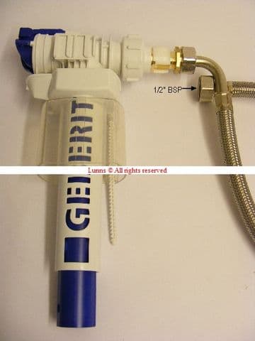 Geberit Float Valve c/w 1/2"/20.5mm Female Hose