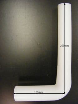 Geberit Flush Pipe Bend 290x160mm