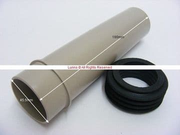 Geberit Grey WC Flush Pipe Connector & Washer EDM117