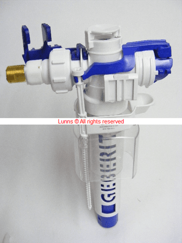 Geberit Inlet Float Valve c/w Blue Antler Bracket Clip - Bespoke Part