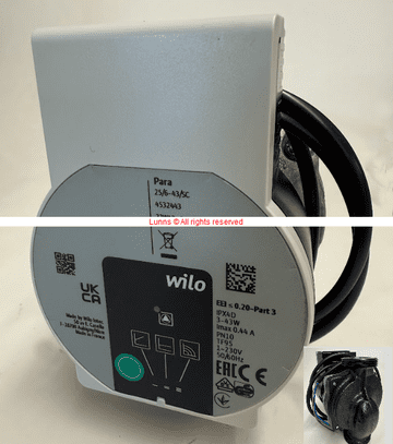 Gledhill Wilo Para 130mm Pump - Replacement for Grundfos UPS15-50X18 - Bespoke Part