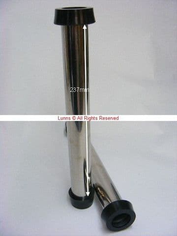 Gordella SS Sink Waste Upstand 1-1/2 & 1-1/4" 237mm High