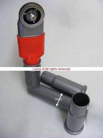 GREY WASTE Overflow Assembly cw Round Face - Bespoke Part