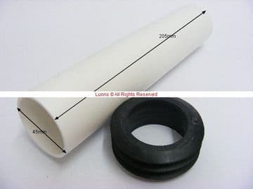 Grohe 205mm White Flush Pipe Extension & Cone EDM119A