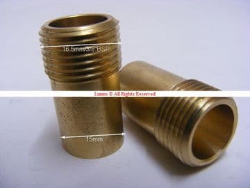 Grohe 3/8BSP x 15mm Hose Nipples (Pair)