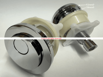 Grohe 39056000 Dual Flush Button Round on Round Circle Model - Bespoke Part