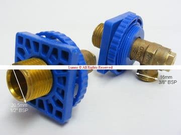 Grohe Internal Brass Valve Blue Nut PKIT38691 EDL2-6/EDL1-46