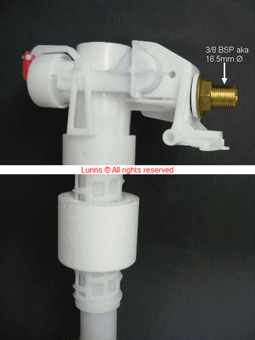 Grohe Internal Inlet Valve cw White Bracket - Bespoke Part
