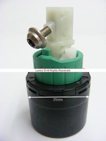 Hansgrohe 92530000 Green Top 35mm Cassette c/w Pin Set & Key C15