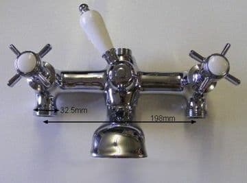 Heritage Tapmate Replacment Bath Shower Mixer (1" BE Legs) U543038711 - Bespoke Part