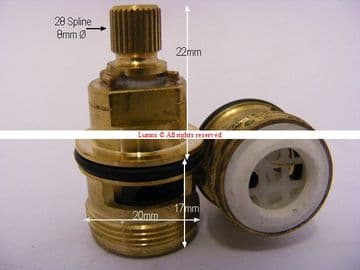 Howdens 28 Mini Cartridges TMX7A Pair - Bespoke Part