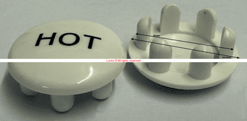 HYG Hot Cold Spider Indices White 20.5mm OD 18.5mm Leg OD- Bespoke Part