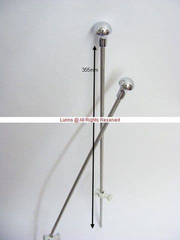 Ibain Basin Pop Up Waste Rod Straight 4mmØ PUW C85A I54