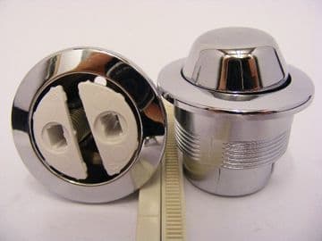 Ibain Crescent Mono Dome Push Button EDL1-25