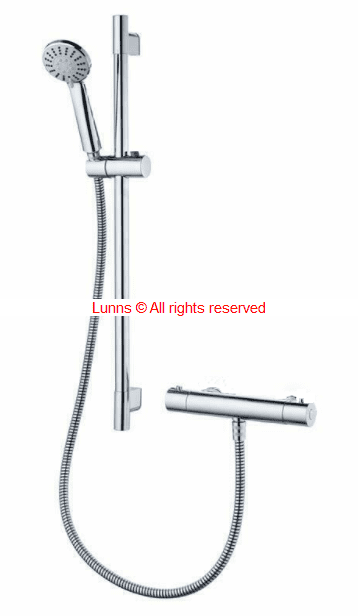 Ideal Ecouniversal Bar Shower Valve c/w EXT & Slide Rail Kit - Bespoke Part