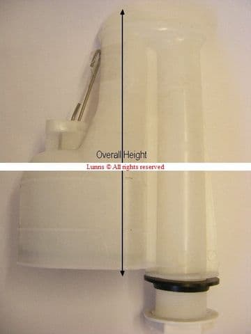 Ideal Jetflow/Armitage Freeflow Tulip MK2 Replacement Syphon 245mm - Bespoke Part
