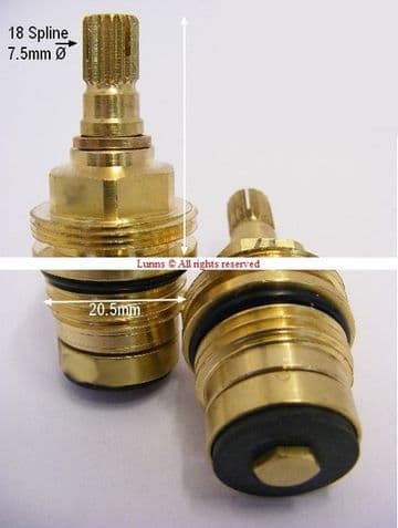 Ideal Palladian Bath and Basin Washer Valves (Pair) T18X4