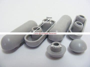 Ideal Standard Brasilia Mk1 Seat Buffers Grey US5-12 - Bespoke Part