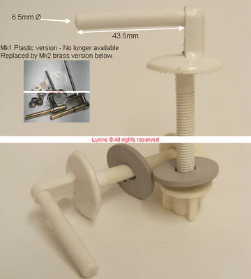 Ideal Standard Brasilia Mk2 Seat Hinges Now Mk2 Brass OFC21 - Bespoke Part
