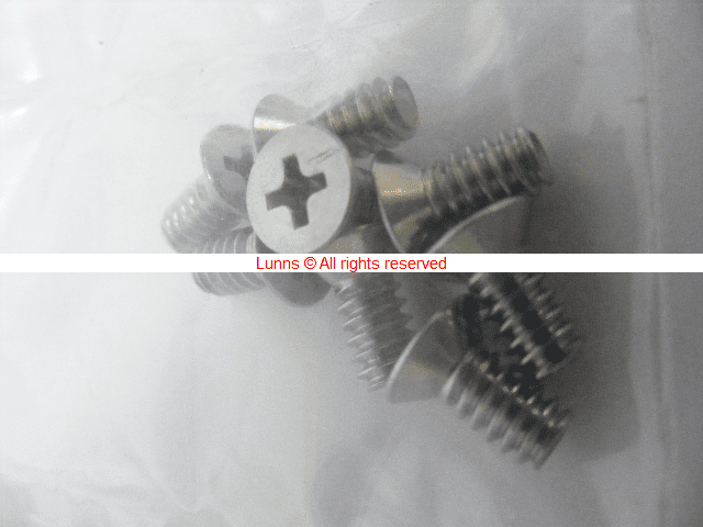 Ideal Standard Machine Screws for P Series Seats Pack of 8  - Bespoke Part