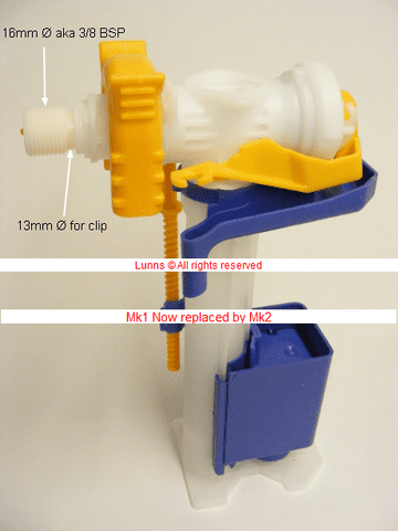 Ideal Standard Mura InWall1100 Inlet Float Valve SV97067 EDL3-1 - Bespoke Part