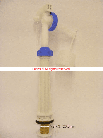 Ideal Standard T Series Inlet Float Valve Bottom Entry Adj 12Cx/13TBN