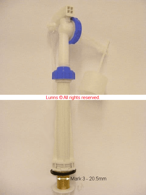 Ideal Standard T Series Inlet Float Valve Bottom Entry Adj 12Cx/13TBN