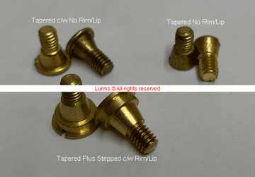 Ideal Tapered Tap Head Screws HC38+ Pair - Bespoke Part