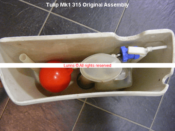 Ideal Tulip MK1 Cistern Internal Component Kit (Less Lever) - Bespoke Part