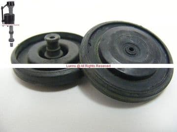 Ideal/Twyford FM Model BLACK Float Valve Washer (Pack of 2) - Bespoke Part