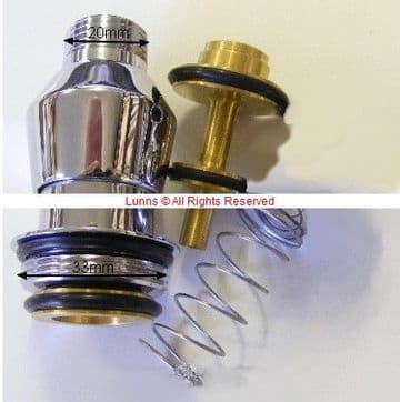 Idenburg A Series Diverter Chrome - Bespoke Part