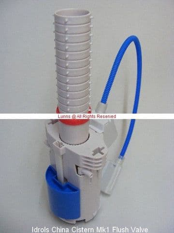 Idrols China Cistern Mk2 Flush Valve c/w Button - Bespoke Part