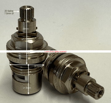 Iflo 292021 Bath Filler XZ20 Cartridges Pair - Bespoke Part