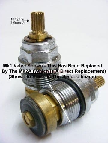 Imperial 24mm Brass Washer Valve TT18ST18-15 - Bespoke Part