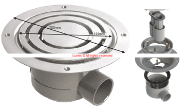 Imspringer200 Shower Waste I54M87P11E54Y (Fryer-Chip)- Bespoke Part
