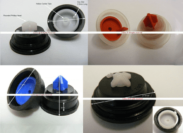 Inlet Nipple Washers Pack of two (Volt/Wizard,UNK/Lixil) - Bepoke Part