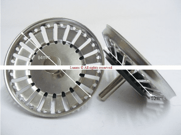 Italian Ebony FISC84 Mk2 Basket Strainer Plug 20 Hole PT54 W2-95 - Bespoke Part